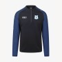 half zip top zwart blauw heren